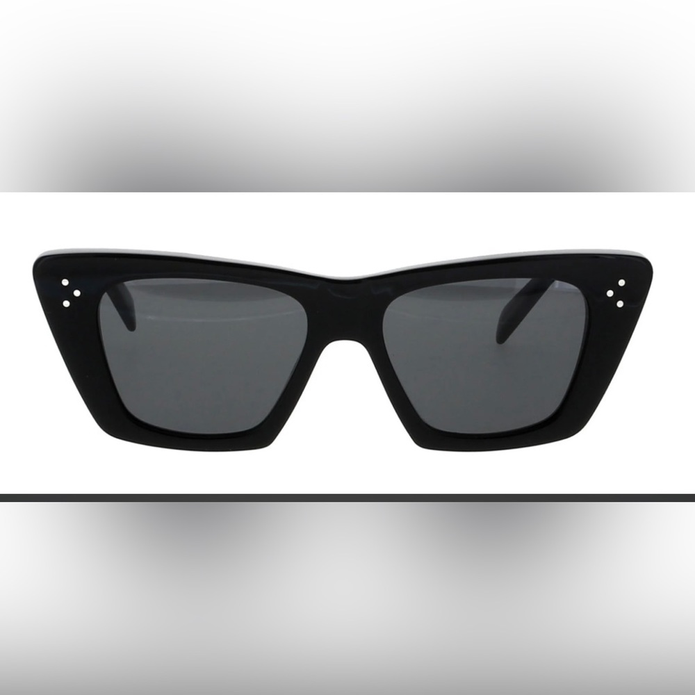CELINE *NEW* CAT EYE S187 SUNGLASSES IN ACETATE BLACK